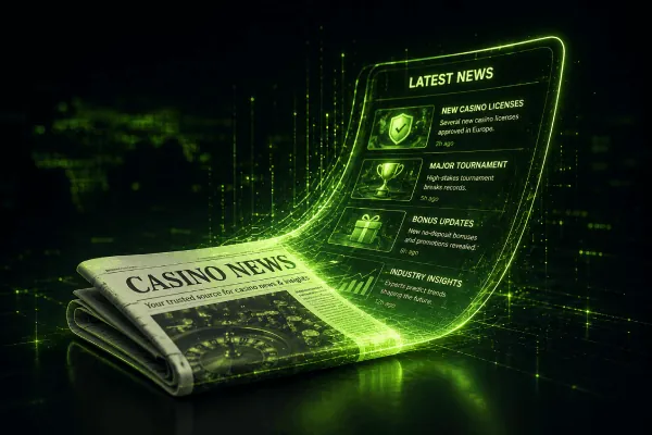 Gambling industry news section