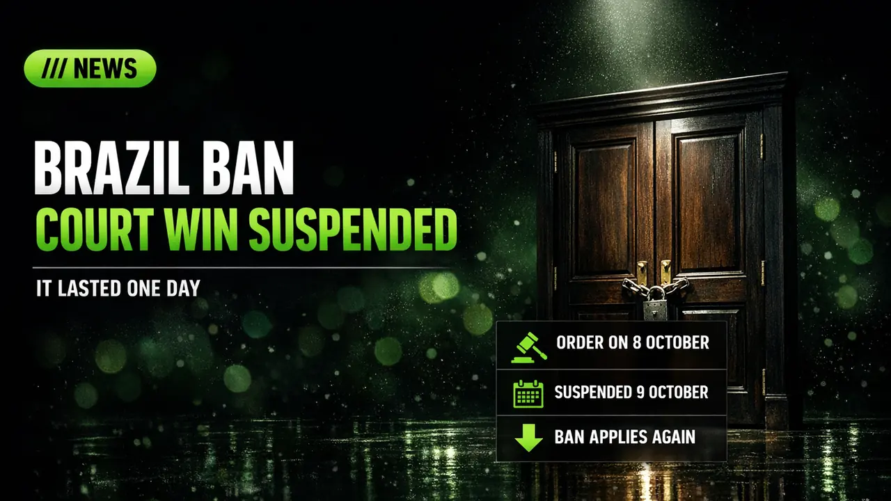 Stake's first court win against Brazil's betting ban is suspended a day later